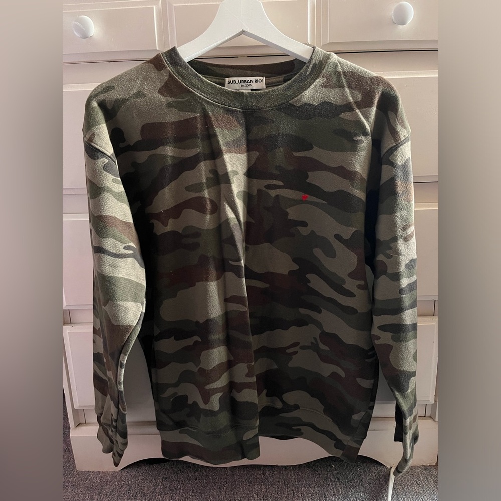 Camo Crewneck Size S